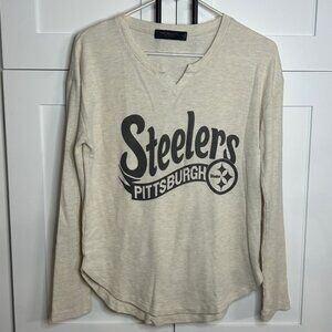 Junk Food Clothing - Pittsburgh Steelers Long Sleeve Shirt - M - EUC